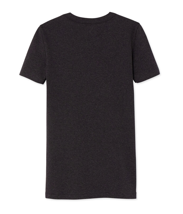 Tee shirt femme manches courtes gris