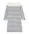Robe marinière Femme blanc MARSHMALLOW/bleu SMOKING