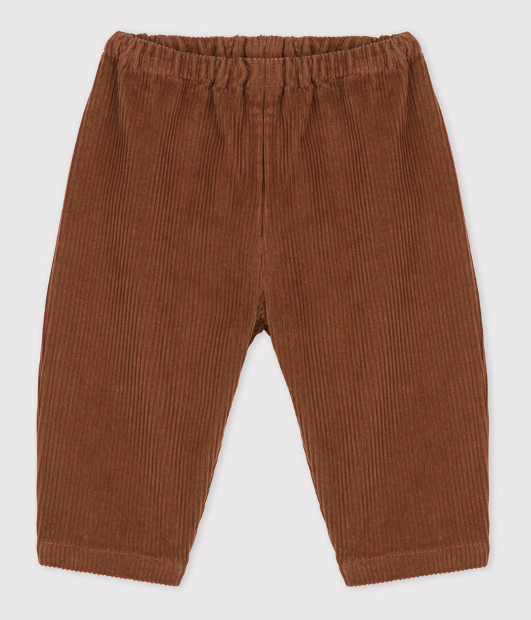 Pantalon b&eacute;b&eacute; en velours grosses c&ocirc;tes marron CINA