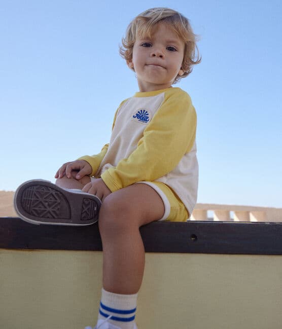 Sweatshirt en molleton léger bébé jaune AVALANCHE/ NECTAR