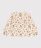 Blouse manches longues en tubique enfant fille blanc AVALANCHE/ MULTICO