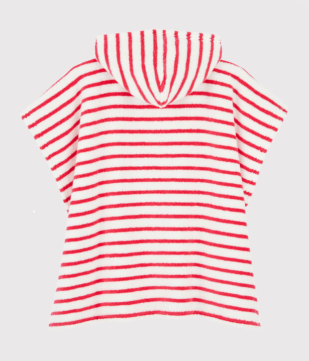 Poncho de plage &agrave; capuche b&eacute;b&eacute; mixte rose