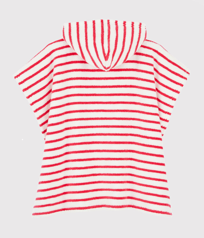 Poncho de plage &agrave; capuche b&eacute;b&eacute; mixte rose GEISHA