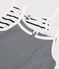 Lot de 2 chemises à bretelles rayées fille en coton biologique variante 1