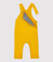 Salopette molleton bébé. jaune BOUDOR