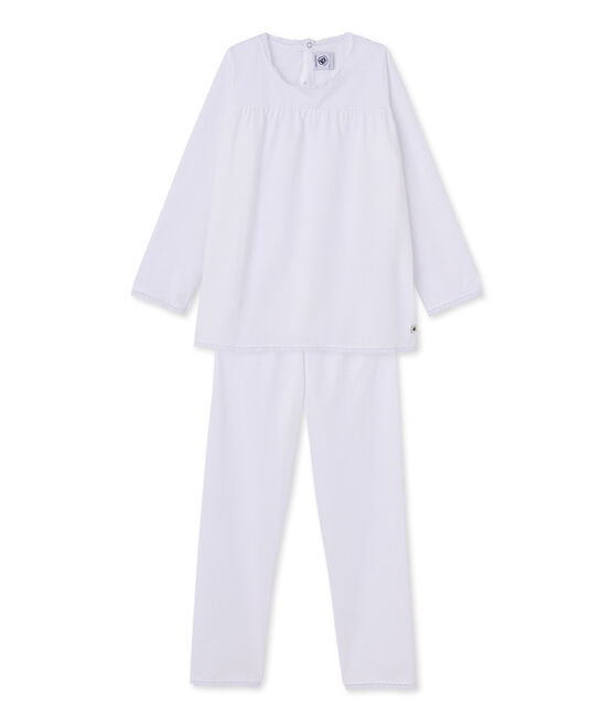 Pyjama fille à pois blanc ECUME