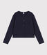 Cardigan à pressions en coton Femme
