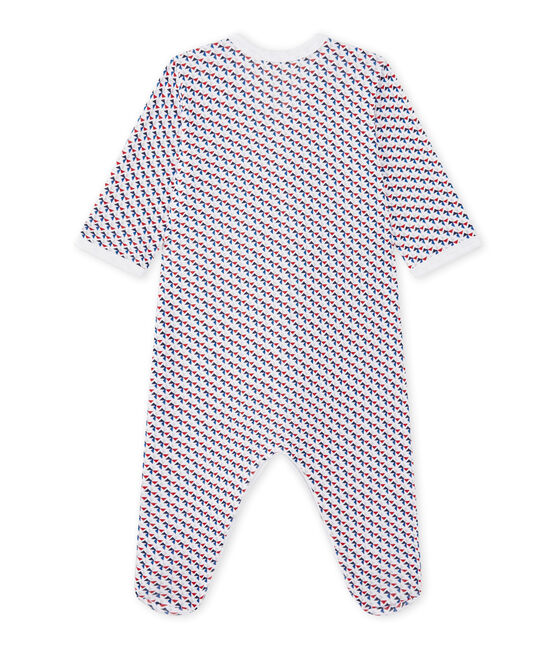 Dors bien bébé garçon imprimé blanc ECUME/blanc MULTICO