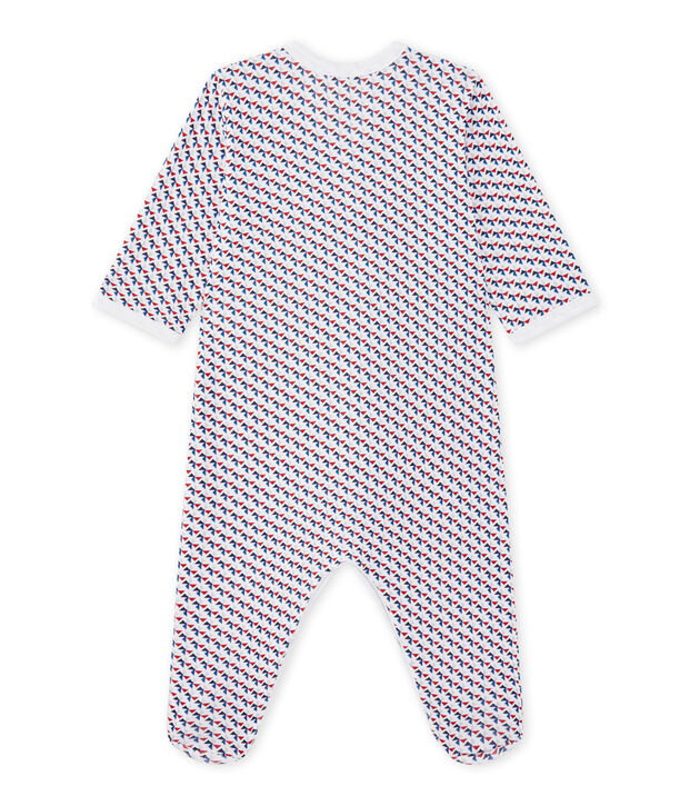 Dors bien b&eacute;b&eacute; gar&ccedil;on imprim&eacute; blanc/multicouleur