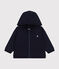 Sweatshirt à capuche en molleton bébé bleu SMOKING