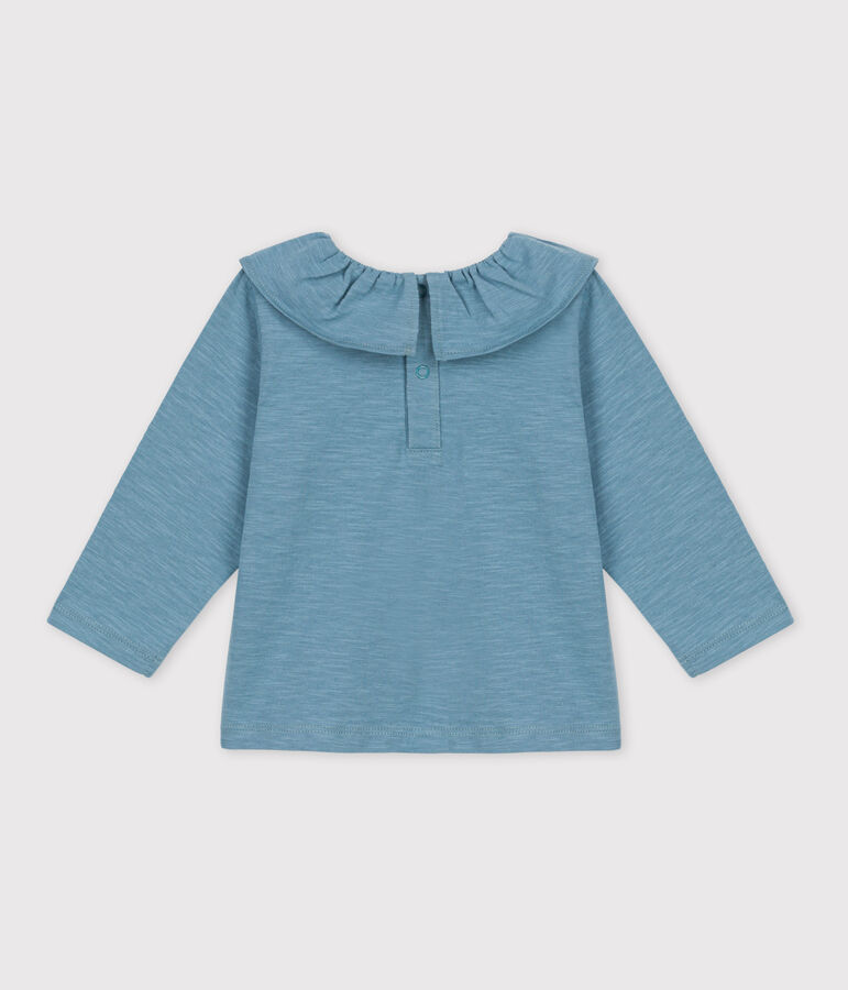 Blouse manches longues b&eacute;b&eacute; en jersey l&eacute;ger bleu ROVER