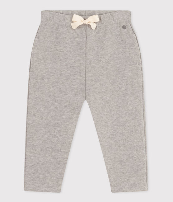 Pantalon en molleton bébé gris CHATON CHINE