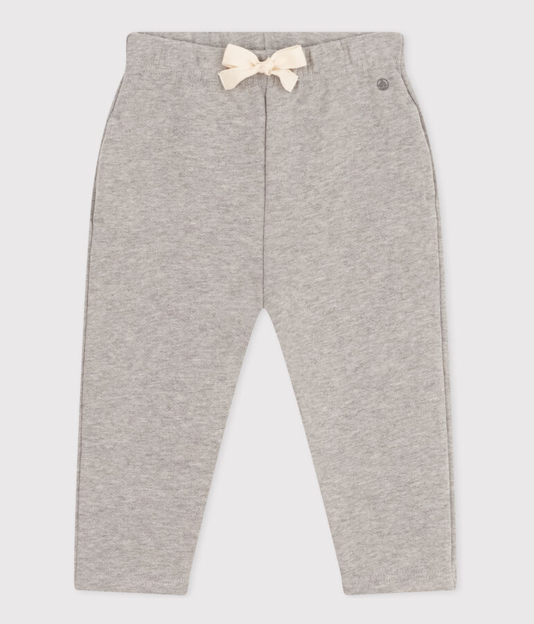 Pantalon en molleton b&eacute;b&eacute; gris CHATON CHINE
