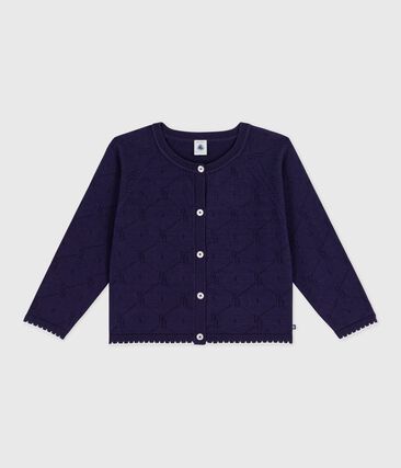 Cardigan enfant en coton uni