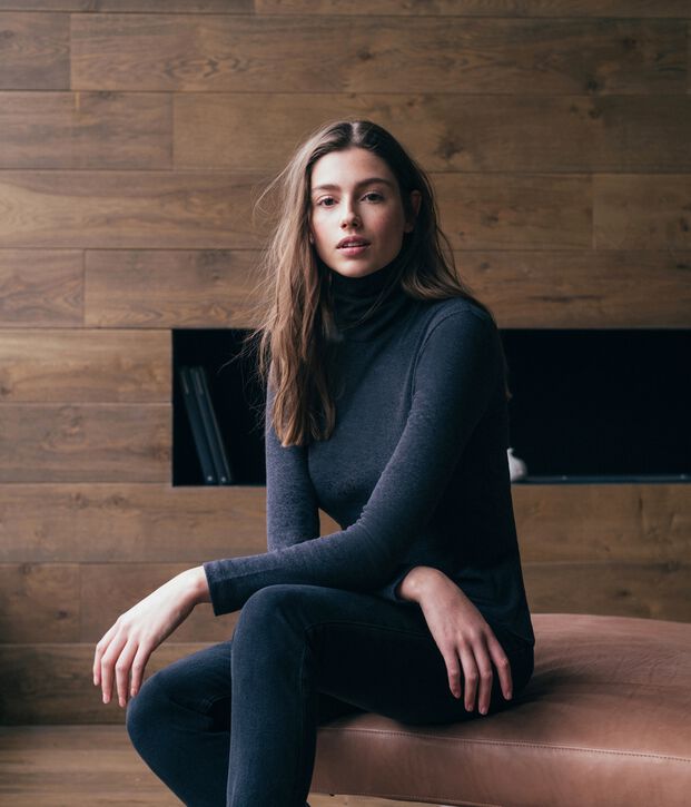 Sous pull femme gris