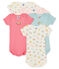 Lot de 5 bodies manches courtes bébé fille variante 1