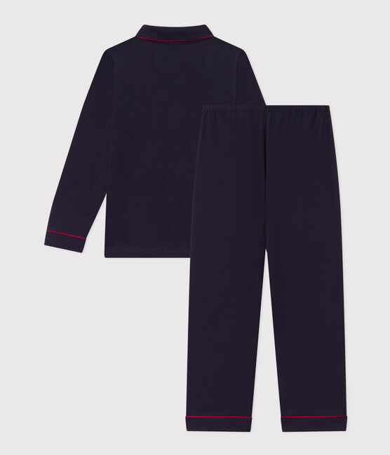 Pyjama petit garçon en jersey bleu SMOKING