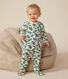 Pyjama en molleton gratté imprimé sapin de Noël bébé