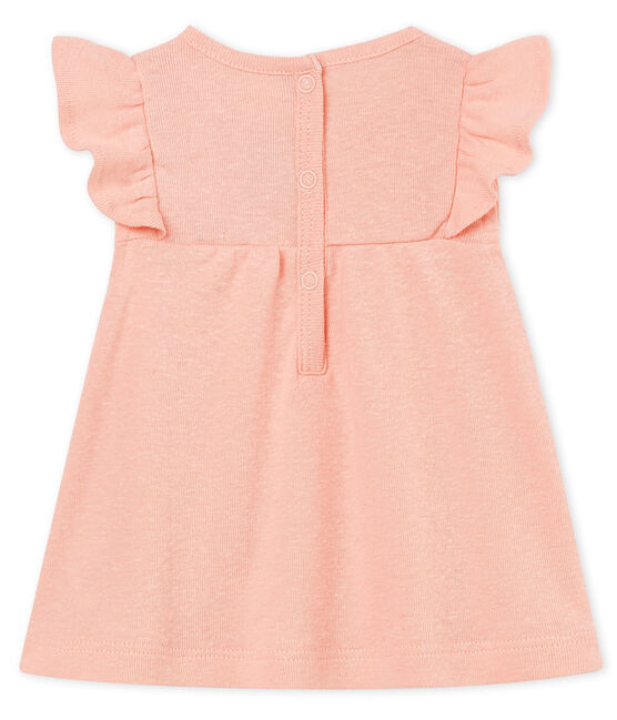 Blouse manches courtes bébé fille en coton/lin ROSAKO
