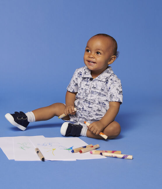 Combinaison Courte En Molleton Imprime Bebe Garcon Poussiere Smoking Petit Bateau Combinaison Courte En Molleton Imprime Bebe Garcon Poussiere Smoking Petit Bateau