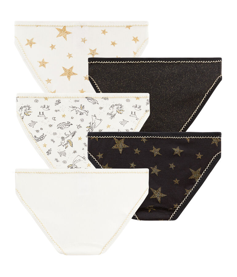 Lot de 5 culottes petite fille variante 1