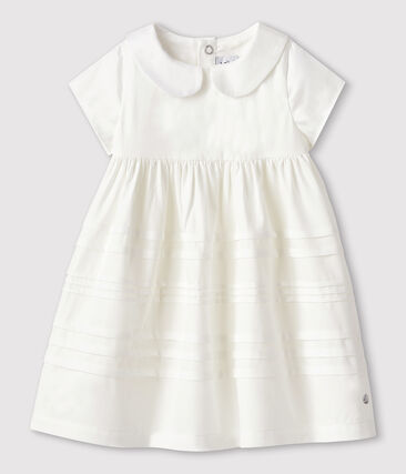 PETIT BATEAU - Robe cérémonie en satin bébé fille