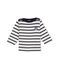 Marinière iconique bébé mixte beige COQUILLE/bleu ABYSSE