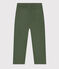 Pantalon en toile de coton enfant garçon vert CROCO