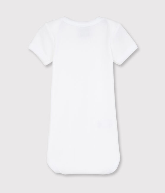 Body blanc manches courtes bébé blanc ECUME
