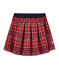 Jupe enfant fille rouge TERKUIT/blanc MULTICO