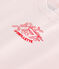T-shirt bébé en coton à manches courtes uni rose FLEUR
