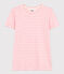 Tee-shirt Le Droit col rond en coton rayé femme AVALANCHE/ SHOCKING
