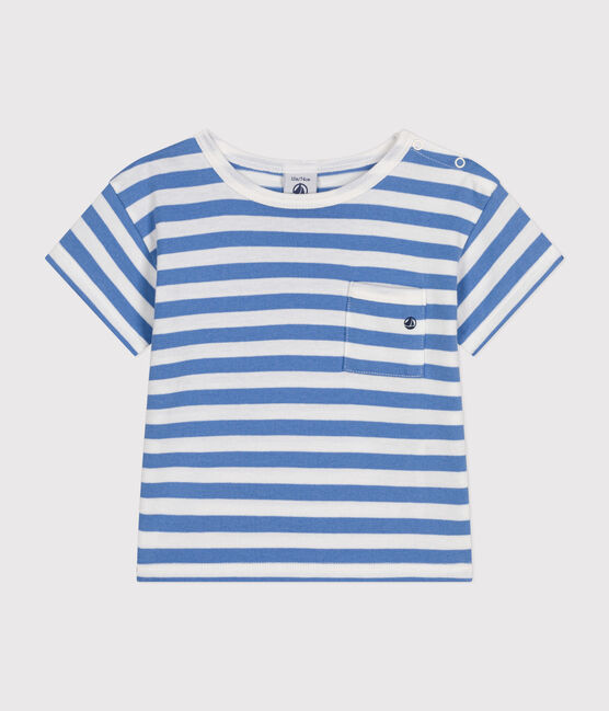 Tee-shirt manches courtes en jersey bébé GAULOISE/ MARSHMALLOW