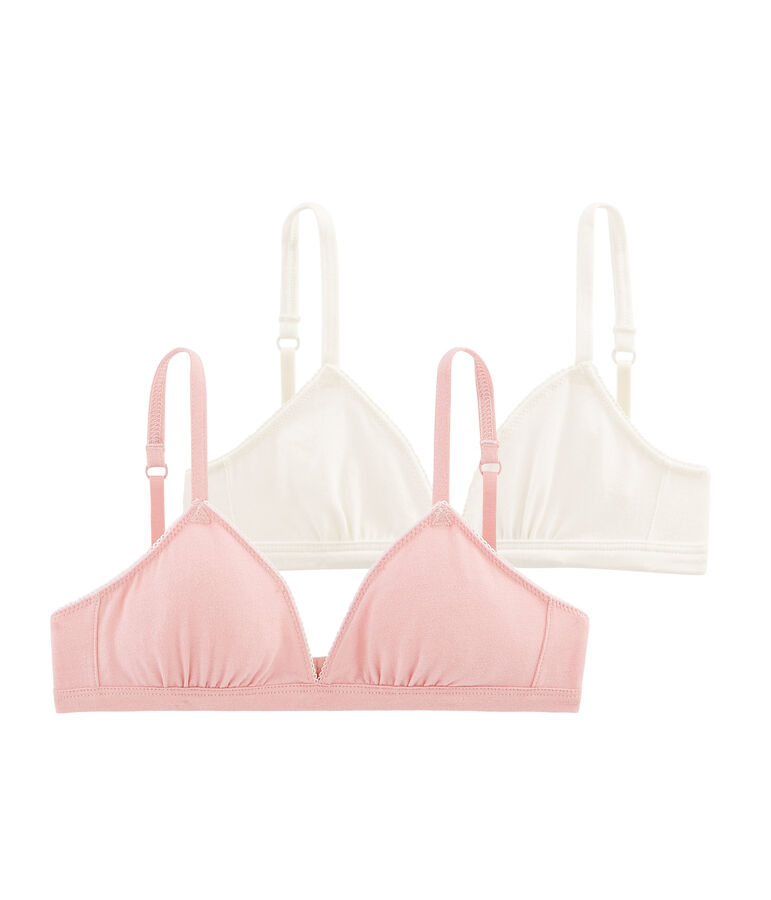 Duo de soutien-gorge fille multicouleur