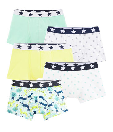 Lot de 5 boxers petit garçon