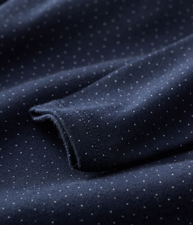 Body en coton b&eacute;b&eacute;. bleu/blanc