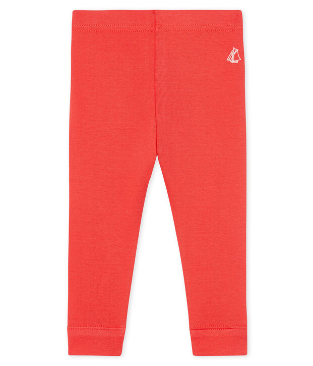 Legging b&eacute;b&eacute; fille rouge