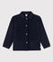 Robe de chambre en éponge enfant bleu SMOKING