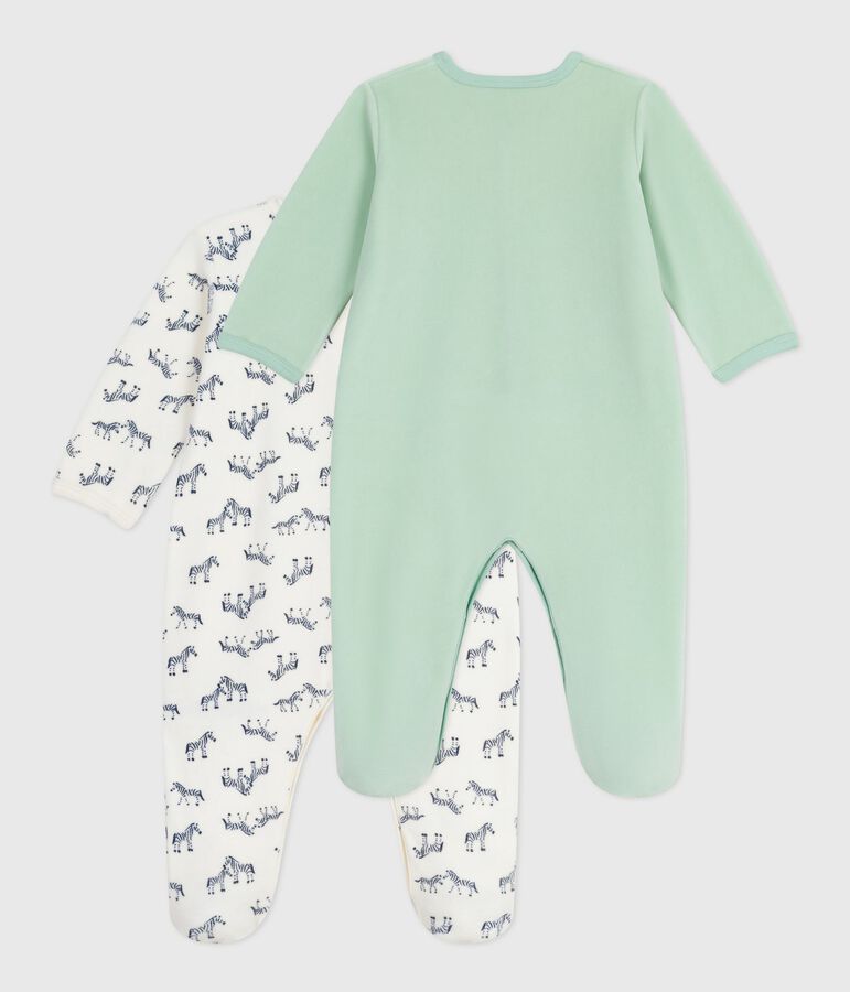Lot de pyjamas b&eacute;b&eacute; en coton imprim&eacute; variante 1
