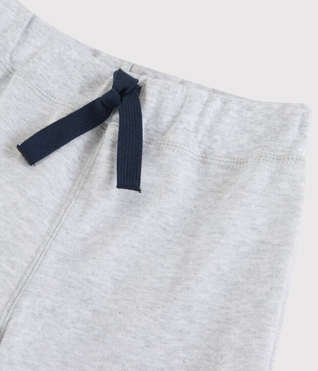 Bermuda en jersey enfant gar&ccedil;on gris