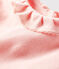 Body bébé fille à collerette rose MINOIS