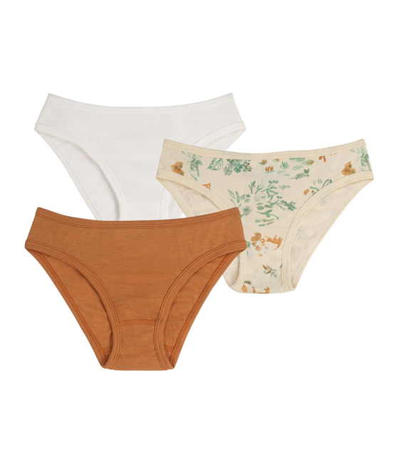 Lot de 3 culottes enfant en coton imprimé variante 5