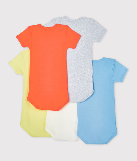 Lot de 5 bodies manches courtes bébé garçon variante 1