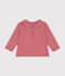 Blouse avec col en coton bébé rose ROSEWOOD