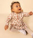 Robe manches longues en tubique matelassé imprimé bébé