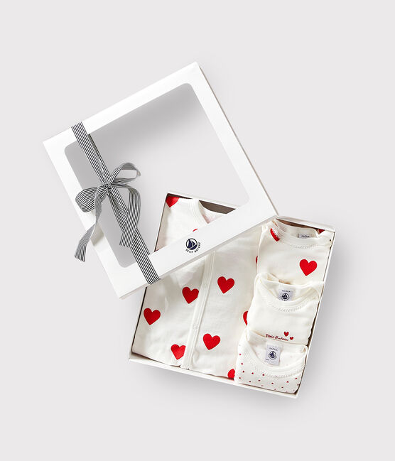 Coffret cadeau coeurs bébé variante 1