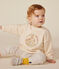 Sweatshirt en molleton bébé écru AVALANCHE