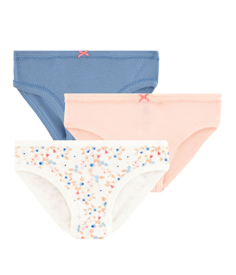 Trio de culottes petite fille multicouleur