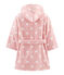 Peignoir petite fille en éponge rose CHARME/blanc MARSHMALLOW