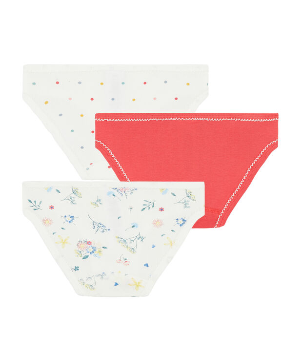 Trio de culottes petite fille multicouleur